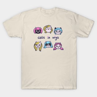 Cats In Wigs T-Shirt